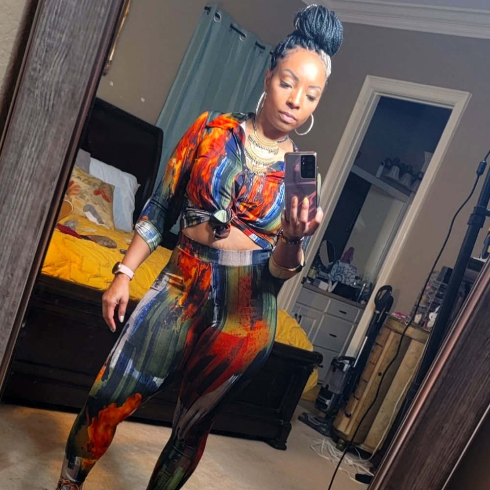 Itzy 2 piece leggings set